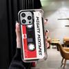 Vintage 90S Cassette Tape Pattern Soft Phone Case for iPhone 15 16 17 Pro Max 17Air 16E 14 Plus 13 12 Mini Shockproof Cover Back