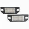 2 peças Luz de Placa LED Para Ford Focus MK2 Para Ford Focus C- MAX Lâmpada de Placa LED Sem Erro 6000k
