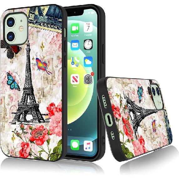 Case for iPhone 13, Retro American Flag Shockproof Soft Silicone Case Protective Cover for iPhone 13