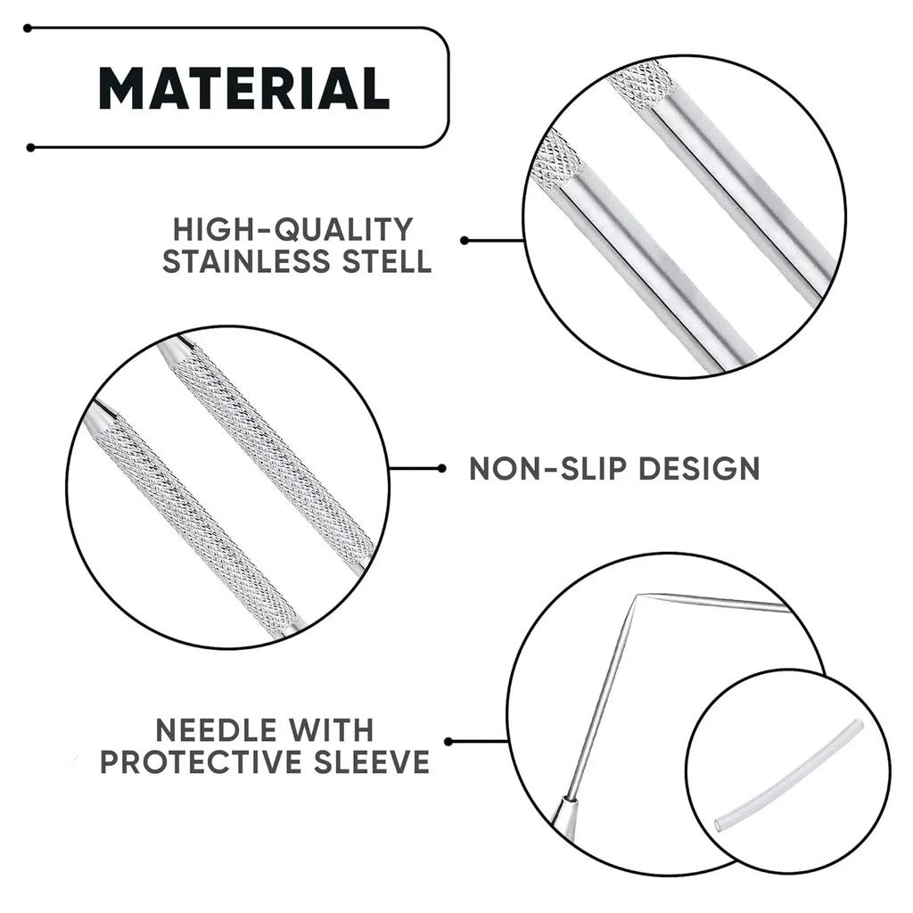 7 Pins Needles Texture Ceramics Tools Polymer Clay Sculpting Auxiliary Molding Tool DIY Pottery Brush Cake Accessories