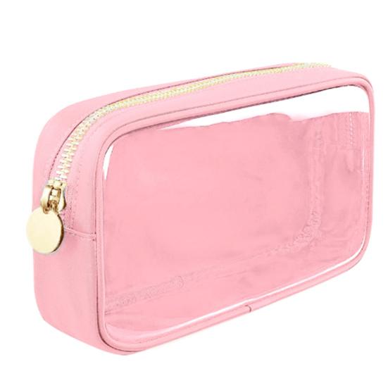 

Косметичка, водонепроницаемая прозрачная косметичка, прочная гладкая сумка для туалетных принадлежностей на молнии для домашнего путешествия