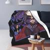 Koce polarowe Mona Genshin Impact Anime Game Niestandardowe koce do rzucania dla domu 125 * 100 cm