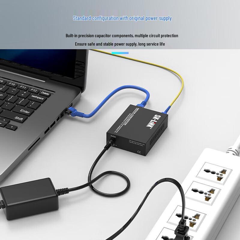 SK-LINK Gigabit Single-Mode Single-Fiber Optic Transceiver