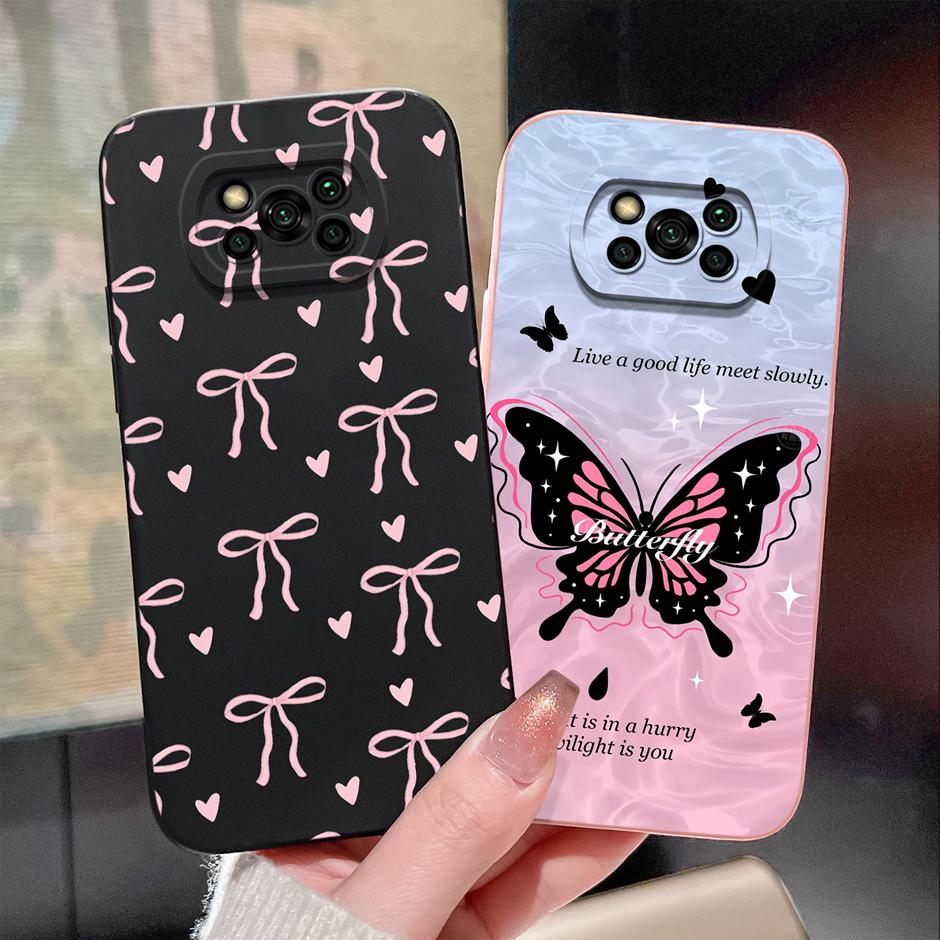 For Xiaomi Poco X3 Pro NFC GT Cases Cartoon Rabbit Lion Portable Anti-drop Lightweight Aesthetic Shell For Xiaomi PocoX3Pro Capa