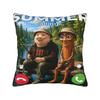Pillow Case Motion At Your Front Door Tung Sahur John Pork Ai Baby Meme Custom Pillow Cover For Couch Sofa Bedroom Pillowcases