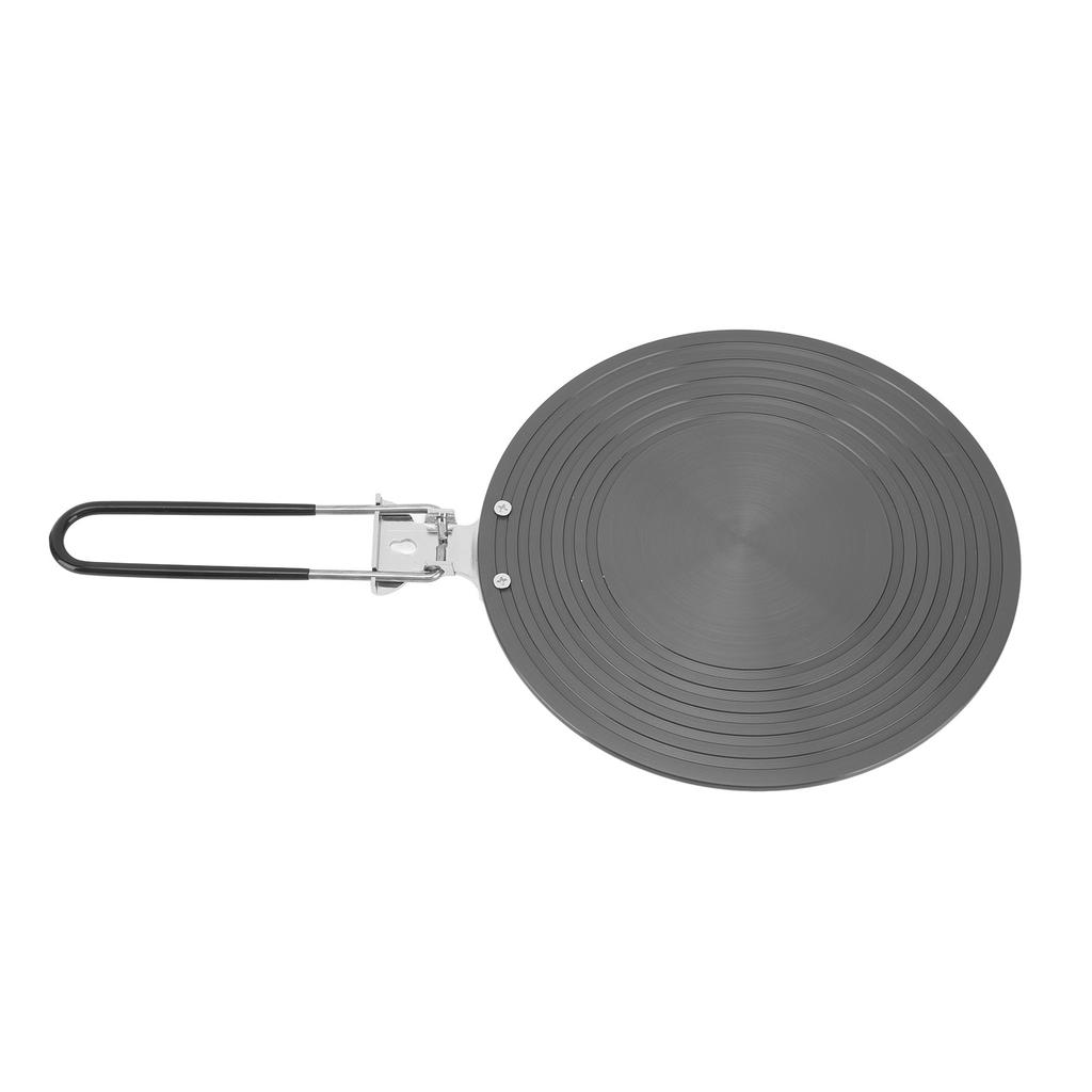 Ht Conduction Plate Aluminum Alloy Stove Top Ht Diffuser Reducer Flame Guard Simmer Plate with Detachable Handle for Kitchen