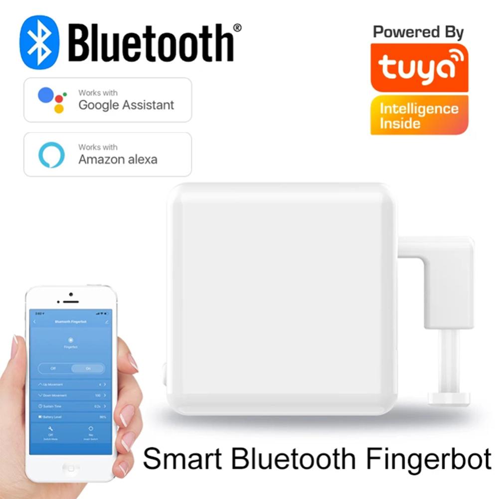 Aubess Tuya Smart Bluetooth Fingerbot Switch Button Pusher Smart Home Robot Smart Life Remote Control, Alexa Google Assistant
