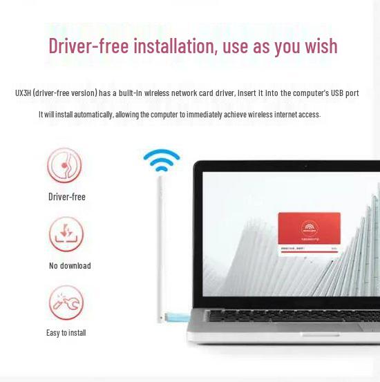 Mercury UX3H Wi-Fi 6 USB Wireless External Antenna for Desktop & Laptop