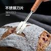 Stainless Steel Bread Grooming Knife Wooden Handle Cutting Knife European Bag Curved Bread Cutter Baguette Bread Knife Baking Tool