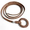 Hand-woven rope belt, women's retro casual versatile thin belt, women's decorative dress waist rope