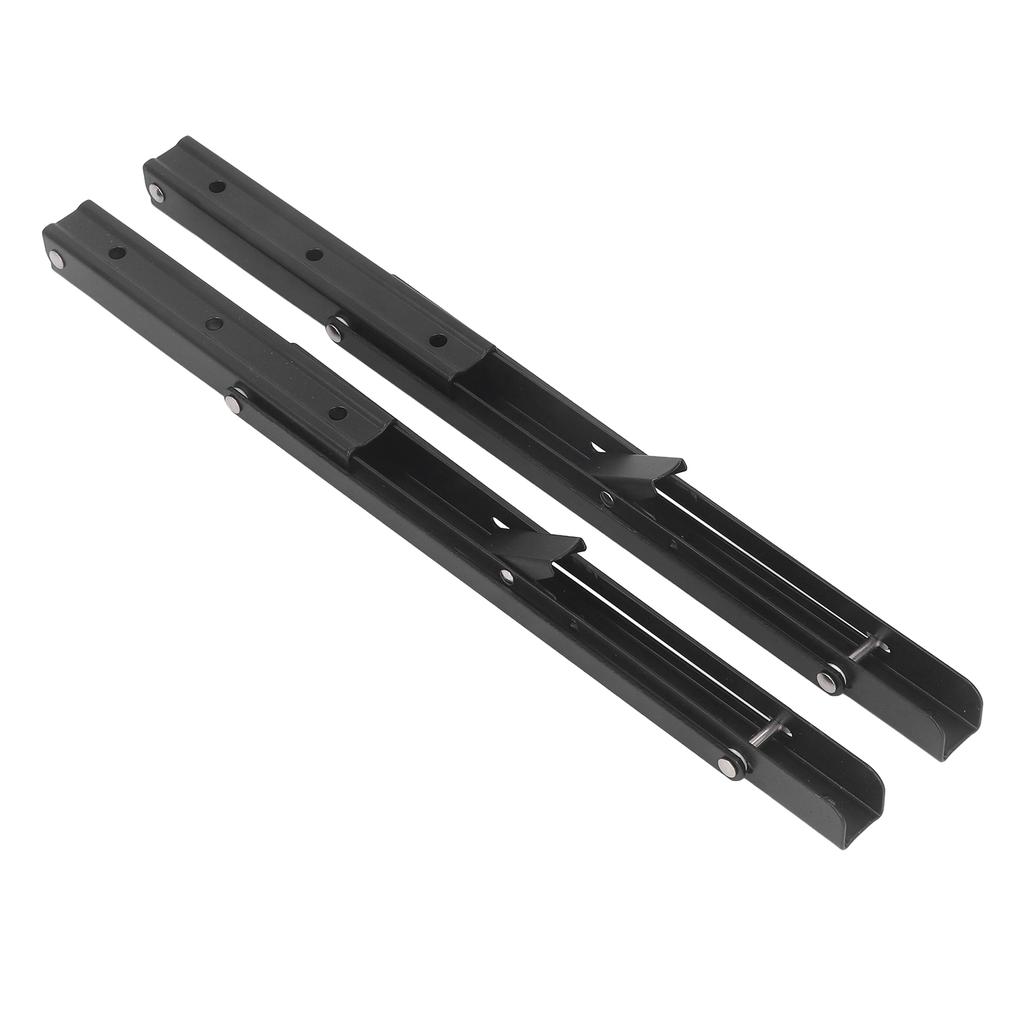 2Pcs Fold Bracket Stainless Steel Strong Bearing Simple Stylish Wall Mount Triangle Shelf Bracket