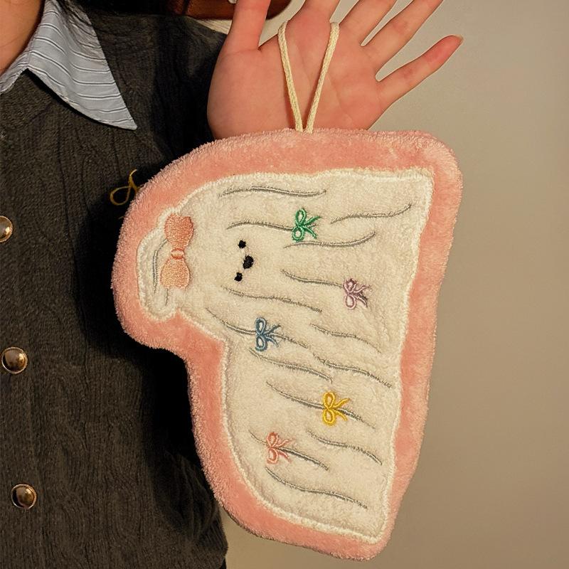 Cartoon Hand Towel Cute Kitchen Towels Bathroom Hand Towel Kitchen Cleanning Cloth Handkerchief Bath Serviettes Hand Cloths