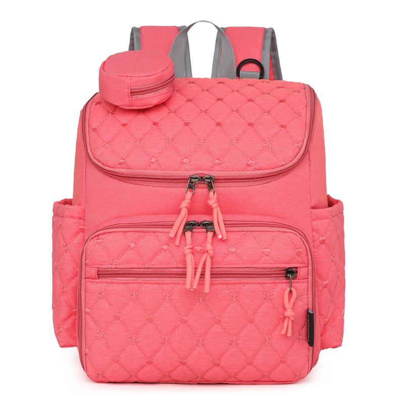 The new European and American multi-functional mommy bag goes out to commute portable mother and baby bag fashionable women's backpack