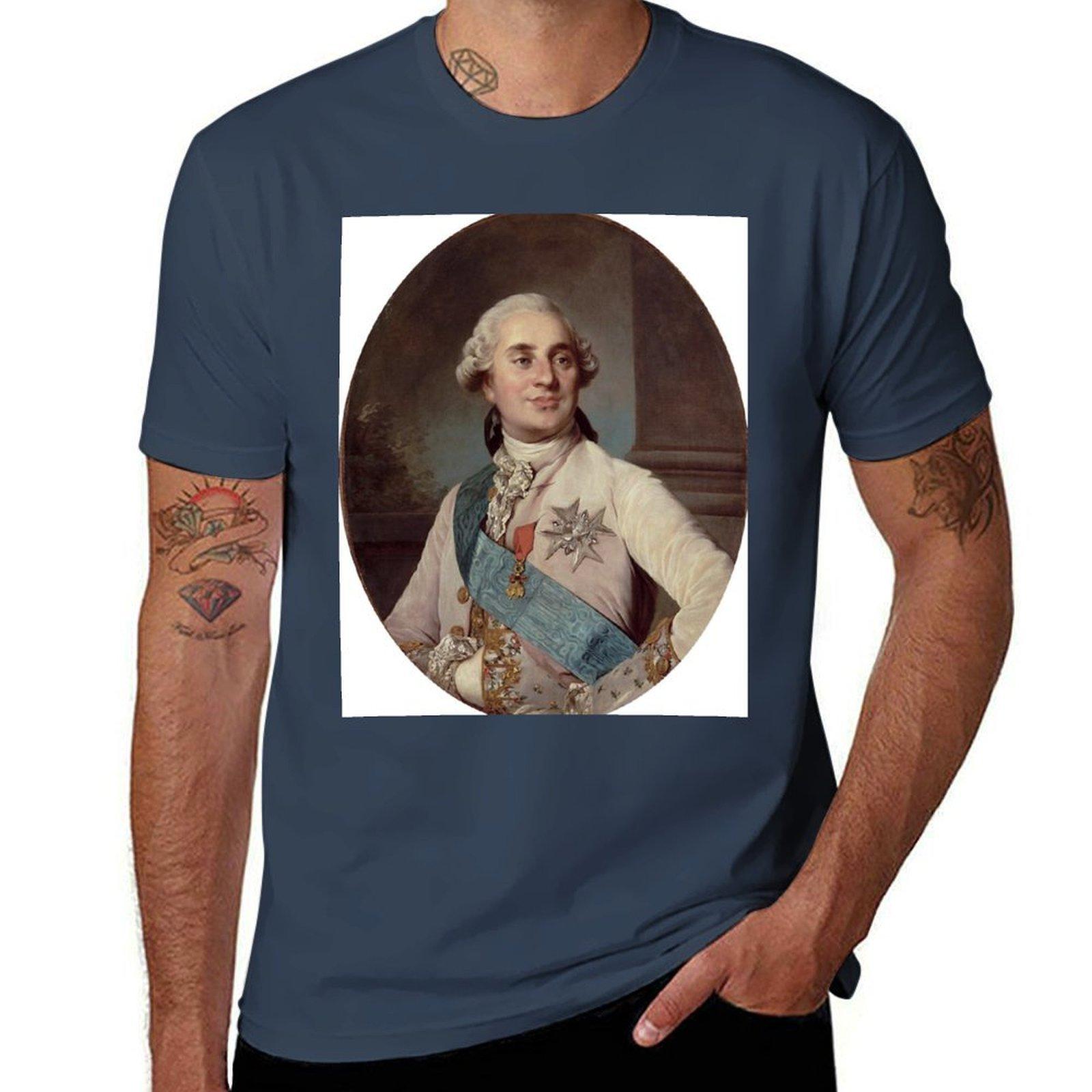 Portrait King Louis Xvi Tshirt Work Utility Casual Tee Shirt S