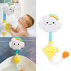 Toy Baby Bath Rainbow Cloud Spray Water Shower Tub Faucet Bathroom Gift Kids