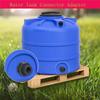M-Modern-1Set Garden Hose Adapter With Clamp Kit Water Tank Connector Thru-Bulk Pipe Fitting
