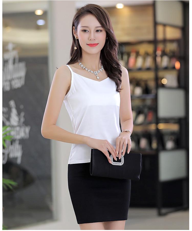 Women's Silk Camisole Tops – Slimming Professional and Sexy Outerwear