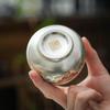 Silver Dragon & Phoenix Luohan Tea Cup: 999 Silver, Gilded, High-Grade Gift, Household Host's Cup
