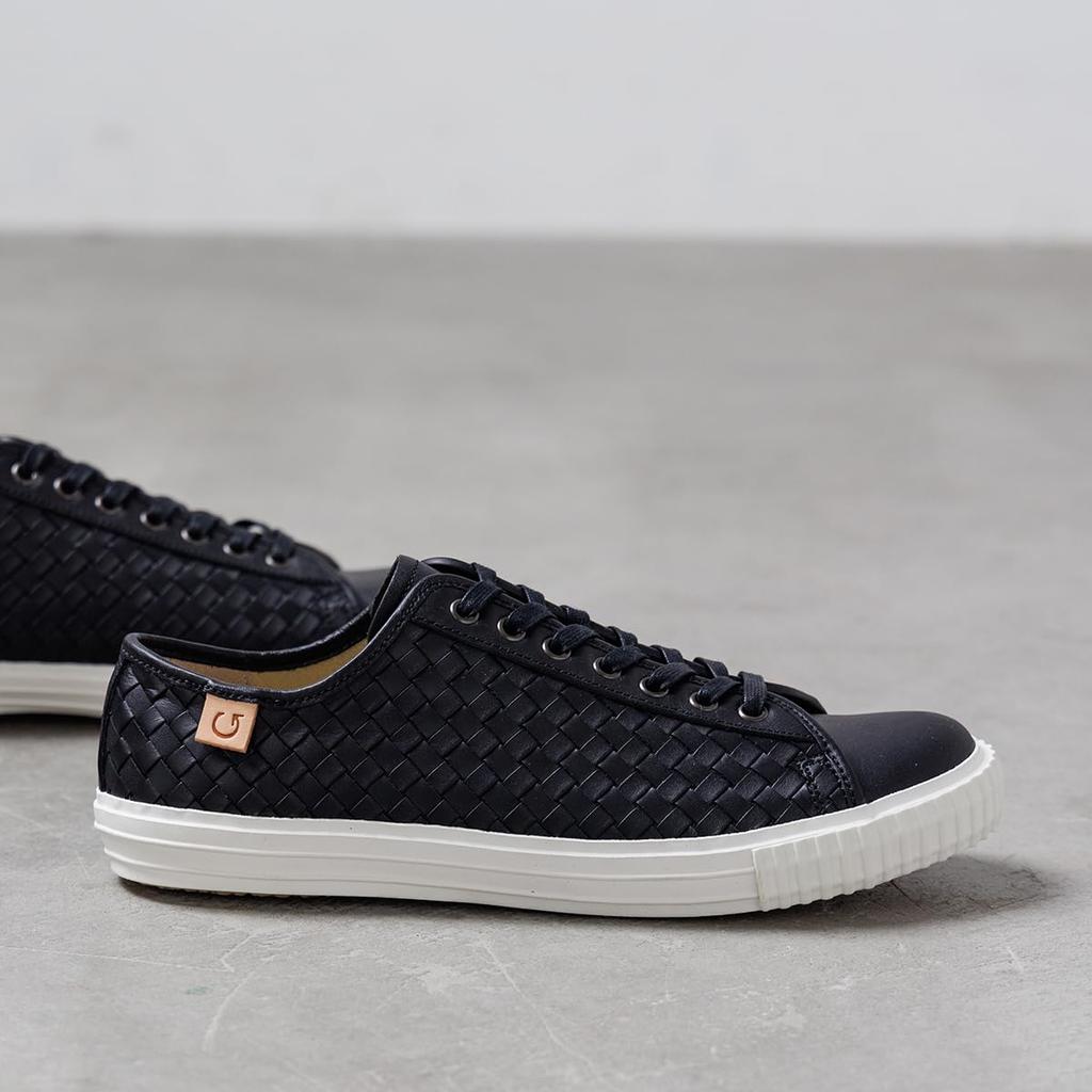 Black SS size Sneakers for Men and Women [Spingle] SP-384 (23.5cm)