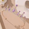 Birthday Crown Crystal Tiaras Photography Props Prom Dress Headband  Birthday Gift