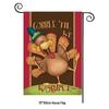 Turkey Yard Decoration Flag: Halloween Pumpkin & Thanksgiving Festival Garden Flag