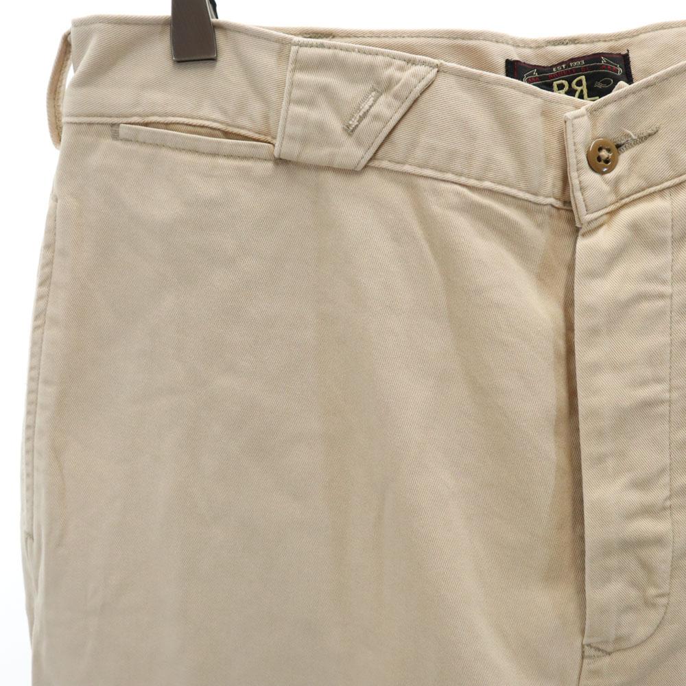 RRL 90s Red 3 Stars Initial Tag Old Tapered Pants W34 Beige Men's Used