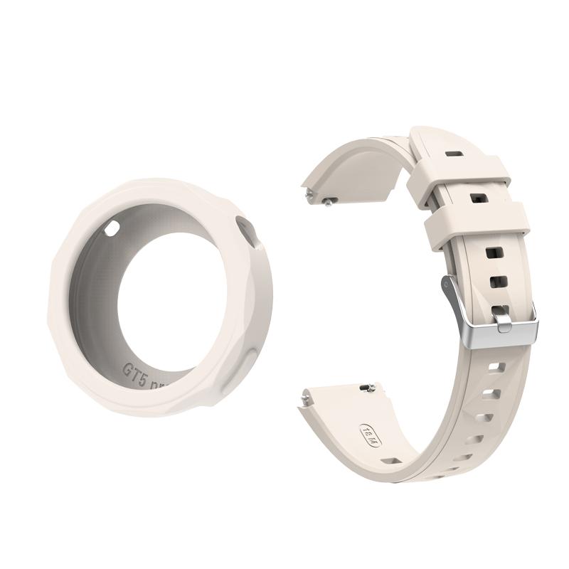 Silicone Strap Case for Huawei Watch GT5 Pro 42MM Watchband Sport Bracelet Wristband Fitness Bracelet Replacement Accessories