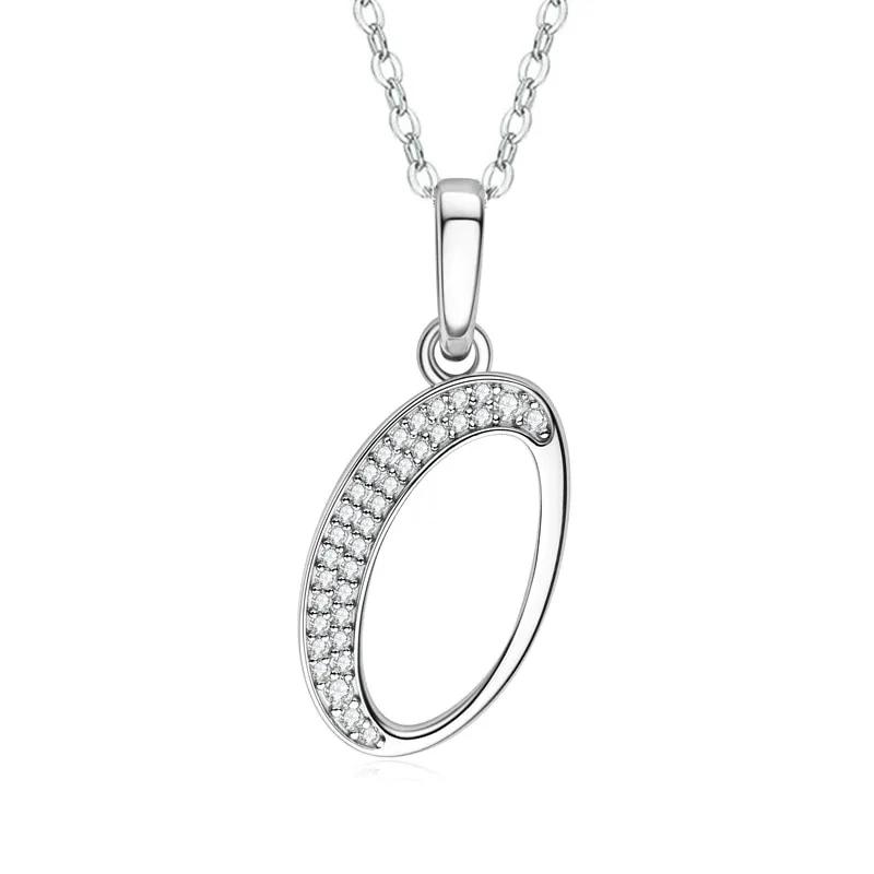 2025 New 26 Letter Zircon Necklace Design, Trendy English Pendant, Fashionable Temperament, High-end Personality, New Necklace