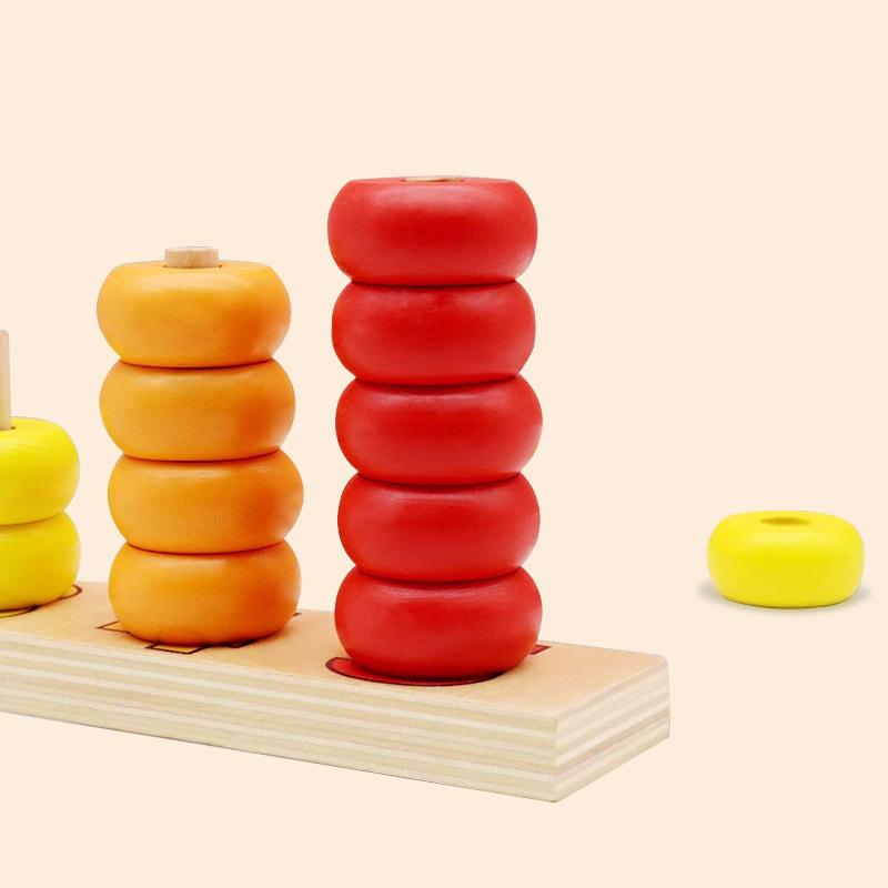 Montessori Counting and Number Recognition Puzzle for Early Education (Ages 0-3)