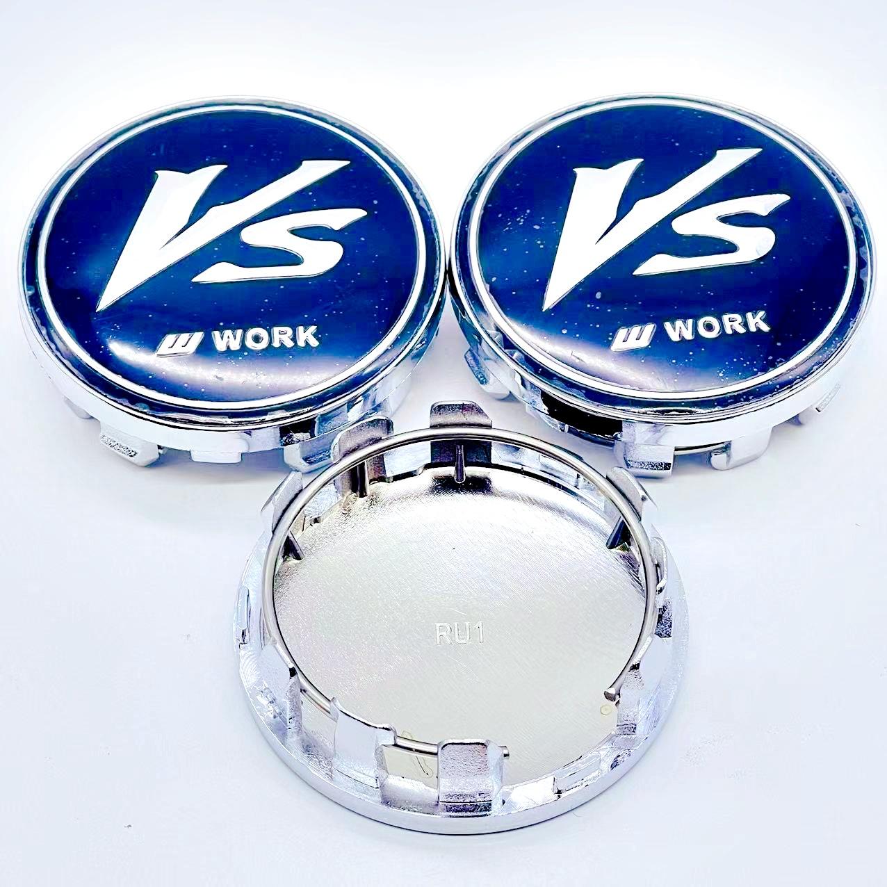 

4pcs/lot 3D High Quality 59mm Car Wheel Hub Cover Center Caps for VS W Work Racing Styling Badge Emblem Accessories 4pcs VS W Work&59mm iron circle Cap