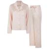 Womens/Ladies Peggy Satin Long Pyjama Set