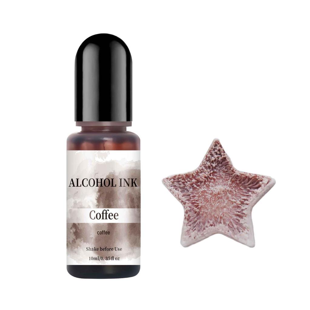 Automatic Diffusion 3D Bleeding Effect Crystal Epoxy Colorant - 30-Color DIY Alcohol Ink Set