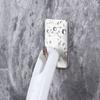 Stainless No Punching Adhesive Wall Hook Hanger Storage Bathroom  Accessories Towel Holder