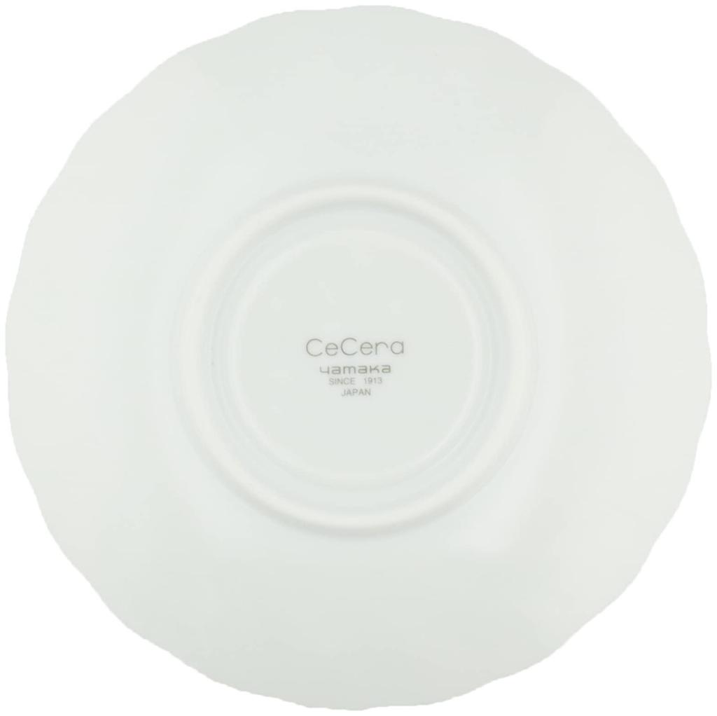 CeCera" Tea Time Collection Coffee Cup & Saucer, Green Leaf Pattern (Gift Boxed) CE1034-28K