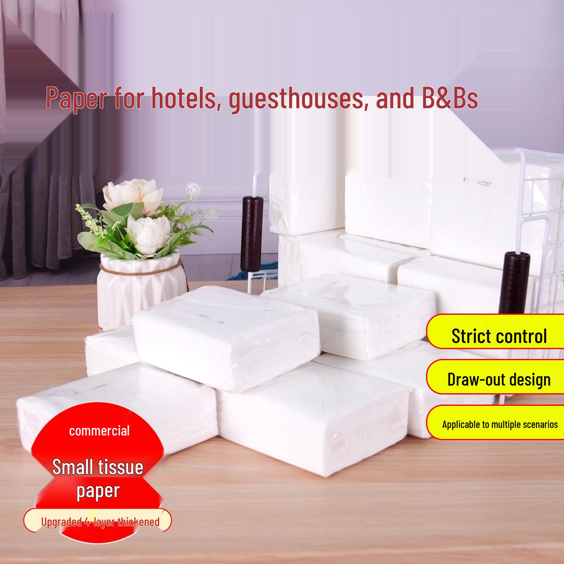 

Упаковка из 100 штук 4-слойных коммерческих салфеток для отелей, B&B, ресторанов и кейтеринга 1 carton, 50 packs [Commercial]