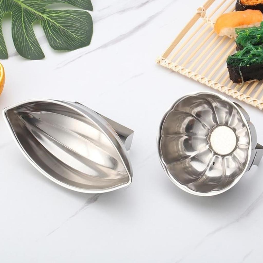 Stampo Omurice Acciaio Inossidabile Stampi Riso Papaya Stampi Palline di Riso Stampo Musubi Stampo Sushi 2 Forme per Cucina Fai da Te