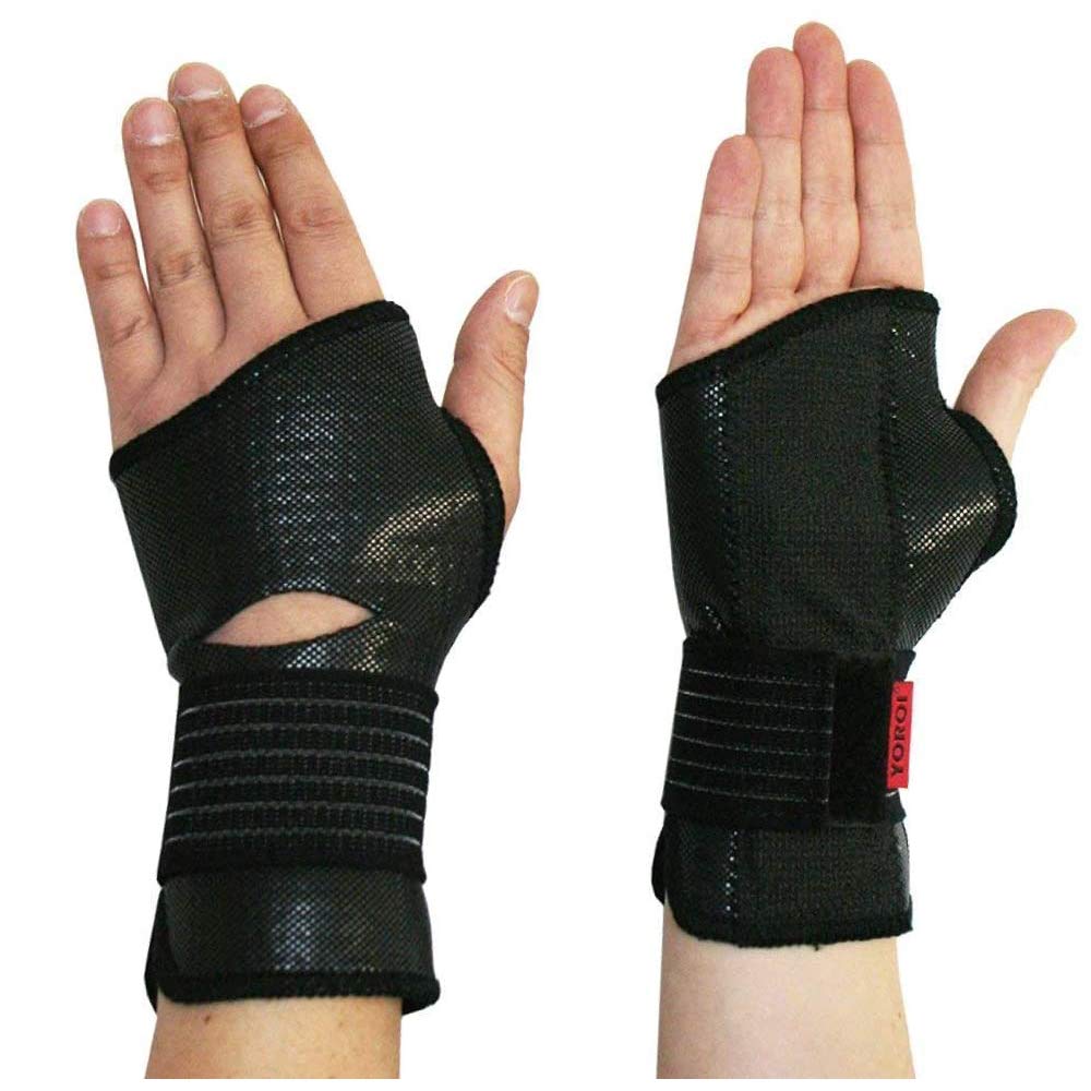 

YOROI Wrist Protector, Wrist Support, Snowboard Wrist Protector YR885A, Skateboard, Yoroi Wrist Guard Airy (NJB (Ninja Black), Men s XL Size)