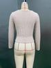 Women's European & American Style Slim Fit Solid Color Knit Base Layer Top - Autumn & Winter Collection