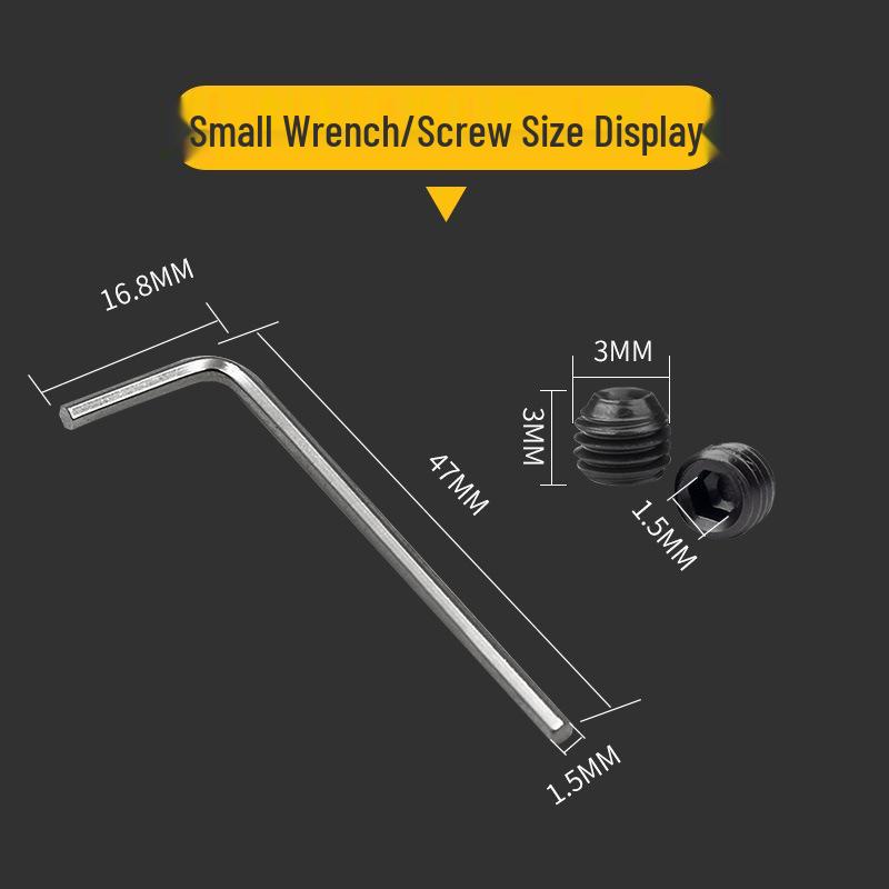 Multi-Spec Copper Drill Chuck: Self-tightening M8/M7, Multi-purpose for Mini Electric Drill