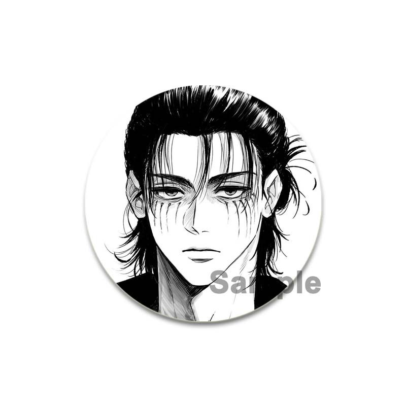 32/44/58mm Eren Yeager Ikony Pin Ručně vyráběná Brož Na Oblečení Kreslený Cosplay Odznak Batoh Dekorace Šperky Dárek