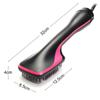 New Arrival 2 in 1 Multifunctional Hot Air Brush Comb Straightener Tangle-free Hair Dryer Brush