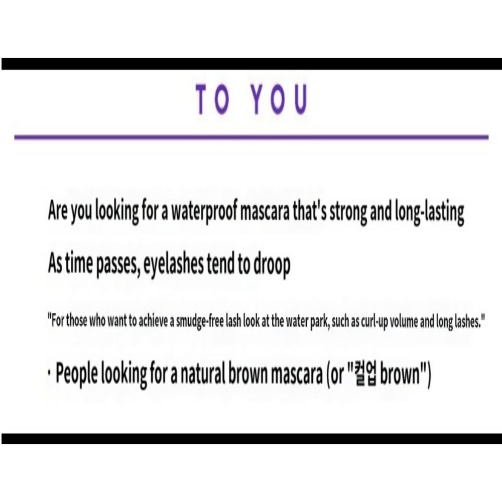 MISSHA Ultra Powerproof Mascara – Curl-Up Long Lash (8g, Single)