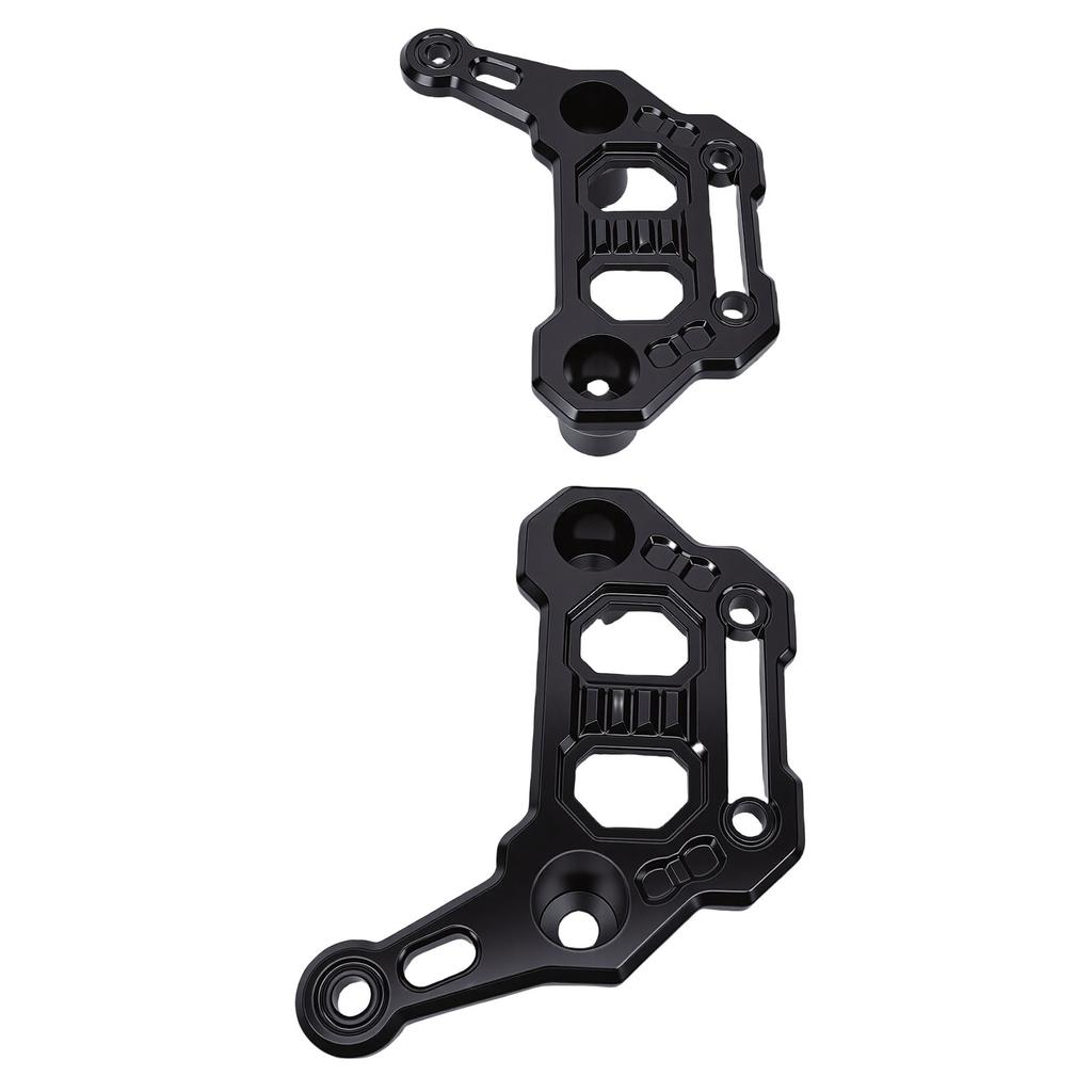 2 Stück Dual-Lichtleisten-Motorhauben-Montagehalterungen Ersatz für JL JLU 4xe JT 2018-2025 Nebelscheinwerferhalterung