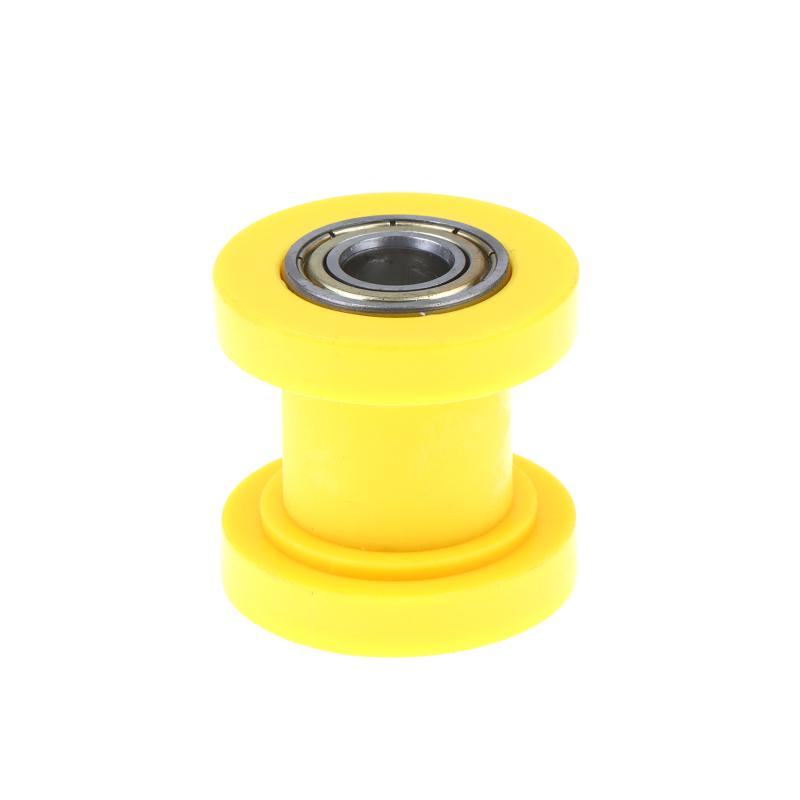 Motorbike Chain Tensioner Pulley 2Pcs 8MM 10MM Guide Wheels for Motocross Offroad Maintenance Performance Kit
