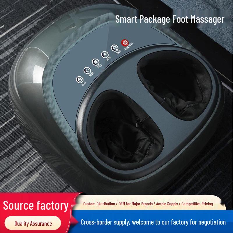 Fully Automatic Foot Massager with Airbag Wrap, Sole Roller, and Heating