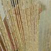 Luxury Glitter String Door Curtain Beads Room Dividers Beaded Fringe Polyester Fabric Shiny Tassel Line Curtains Window Panel Valance Wedding DIY