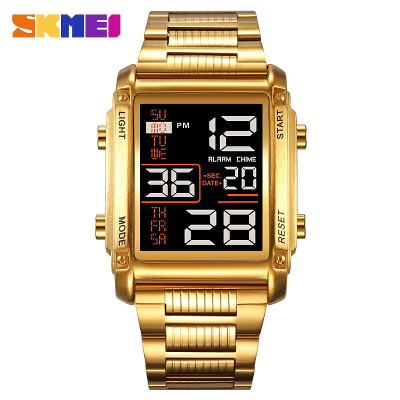 Electronic watch men's square watch multi-function luminous waterproof electronic watch sports watch