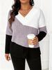 Plus Size Women's Knitwear: 2025 Autumn/Winter New Arrivals - Extra Large Japanese Korean Casual Styles
