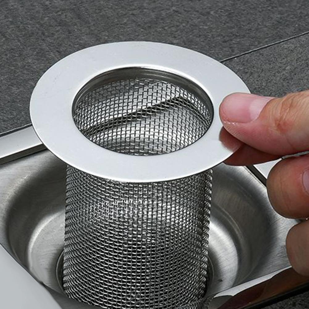 Drainage System Floor Drain Filter 1 Piece Reusable Silver Fine Mesh Hickened Multifunctional 304 Steel Brand New