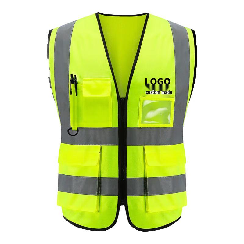 Churong High-Visibility Multi-Pocket Reflective Safety Vest